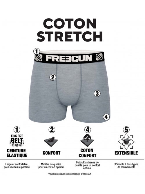 Verrassingspakket met 3 katoenen boxershorts voor jongens - Kiabi