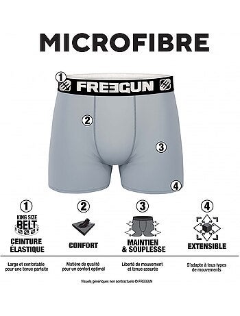 Verrassingspakket met 3 microfiber boxershorts voor jongens