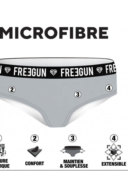 Verrassingspakket met 3 microfiber boxershorts voor meisjes - Kiabi
