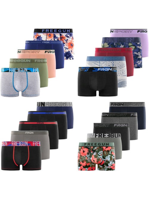 Verrassingspakket met 5 katoenen boxershorts voor jongens - Kiabi