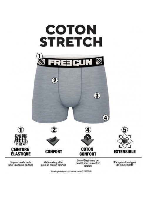 Verrassingspakket met 5 katoenen boxershorts voor jongens - Kiabi