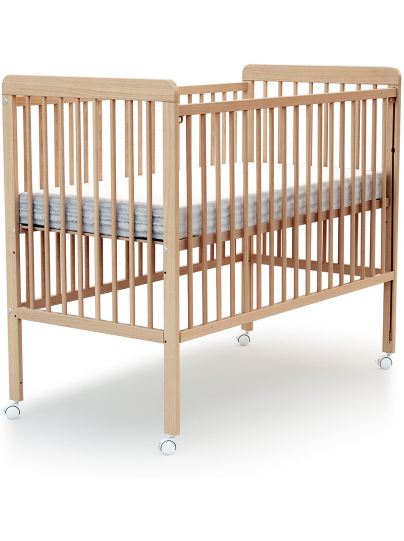Verschuifbaar zijbed livo in hout Lichtbeige - Kiabi