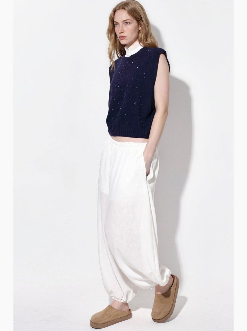 Versierde trui hiccup Lagonblauw - Kiabi