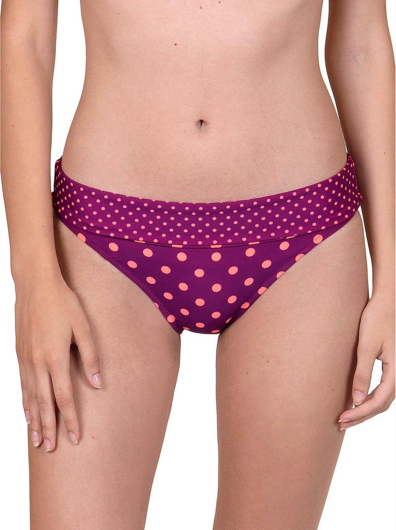 Verstelbaar bikinitopje met hoge taille linosa Roze - Kiabi