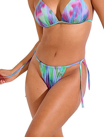 Verstelbaar geknoopt bikinitopje jersey