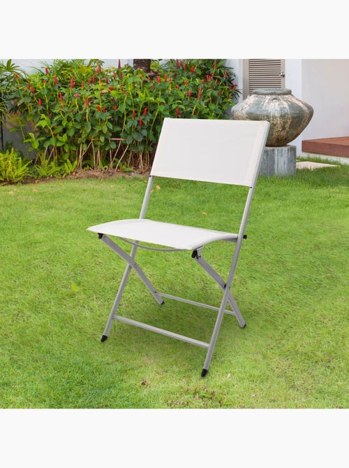 Verstevigde stoffen opklapbare tuinstoel aktive - Kiabi Verstevigde stoffen opklapbare tuinstoel aktive - Kiabi
