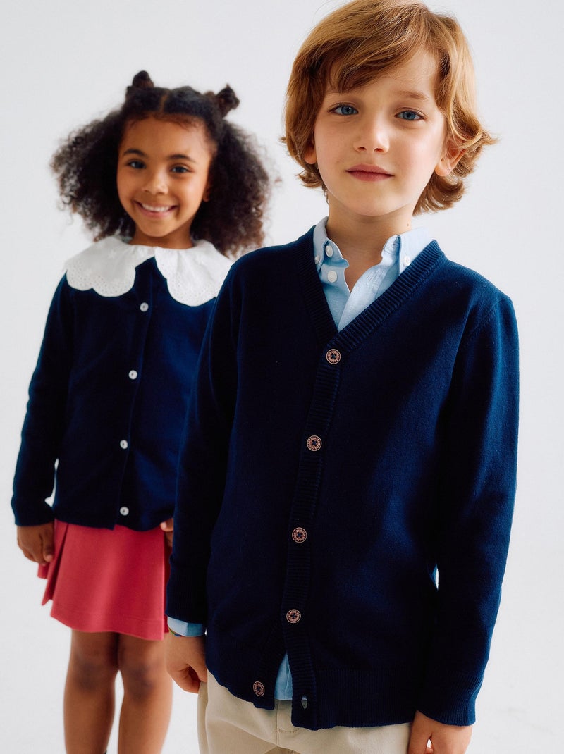 Vest cardigan 'b&s' Donkerblauw - Kiabi
