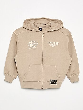 Vest met capuchon