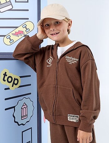 Vest met capuchon