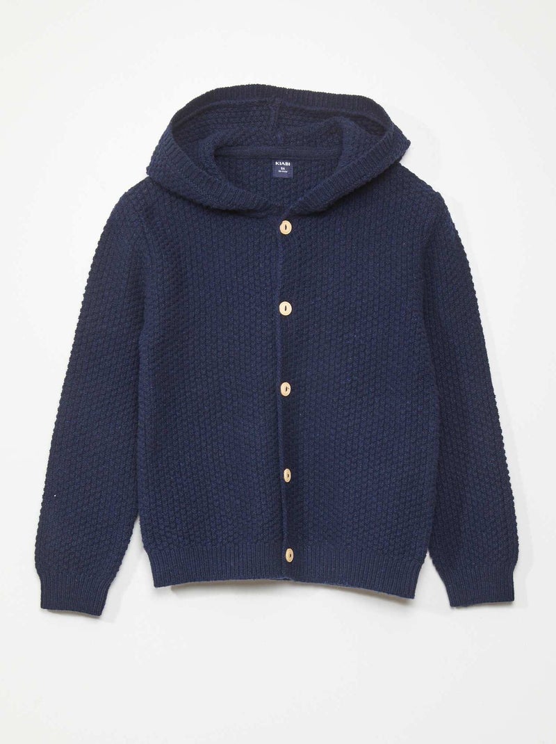 Vest met capuchon ZWART - Kiabi