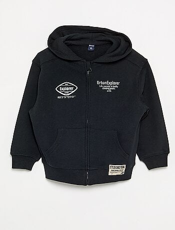 Vest met capuchon
