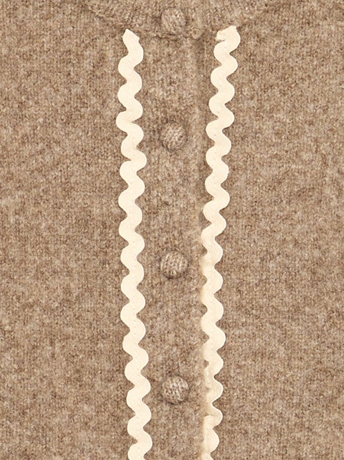 Vest met contrasterende bies - Kiabi