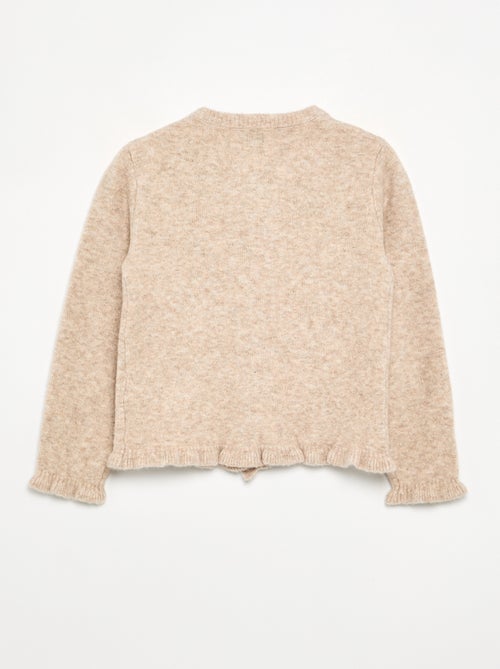 Vest met gerimpelde afwerkingen - Kiabi