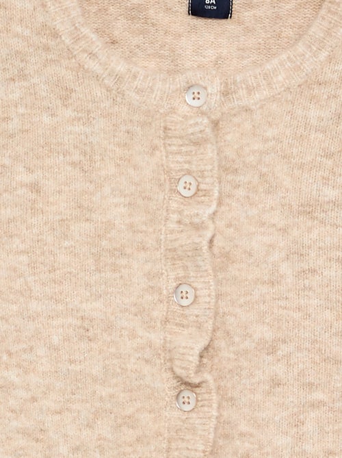 Vest met gerimpelde afwerkingen - Kiabi