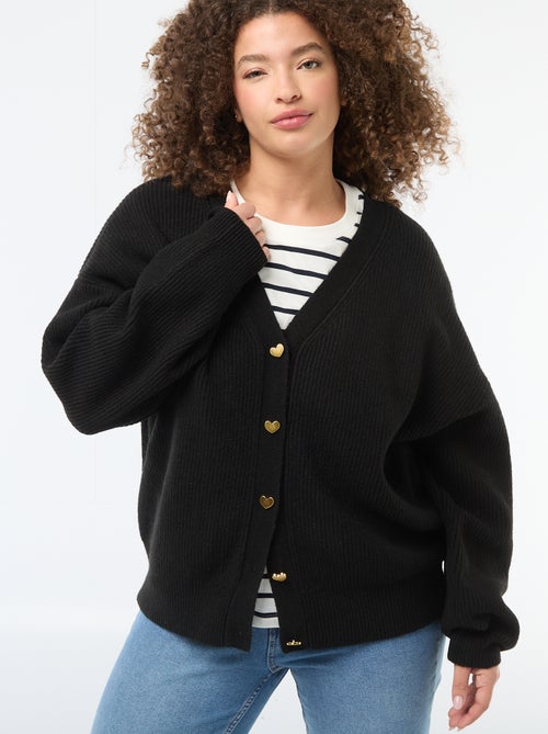 Vest met hartvormige knoopsluiting - Kiabi