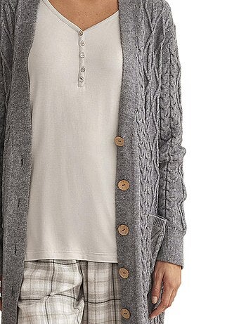 Vest met knoopsluiting complementos