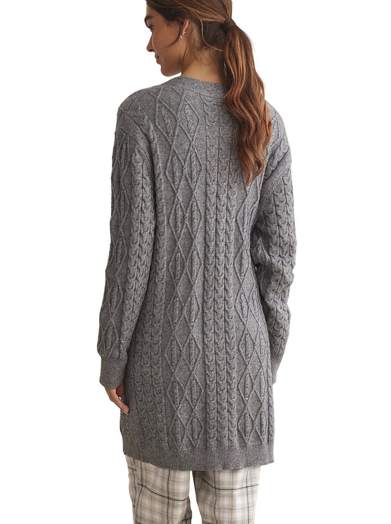 Vest met knoopsluiting complementos Grijs - Kiabi