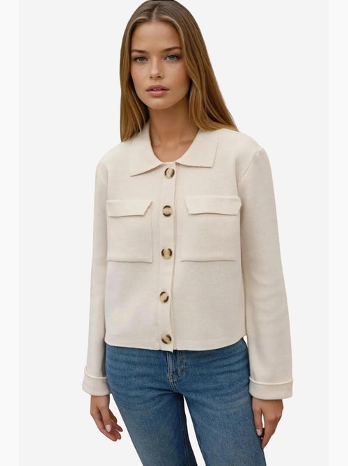 Vest met knopen en zakken hiccup - Kiabi Vest met knopen en zakken hiccup - Kiabi