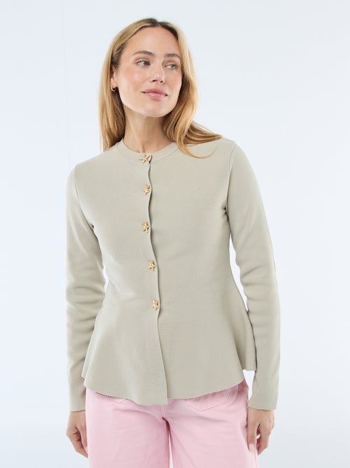 Vest met knopen met sterren - Kiabi