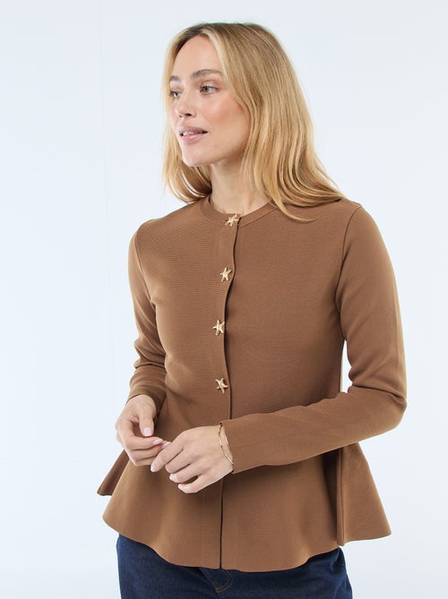 Vest met knopen met sterren - Kiabi