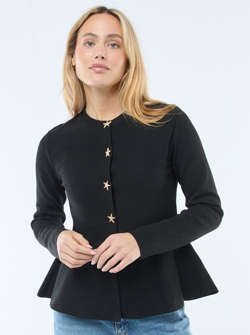 Vest met knopen met sterren - Kiabi