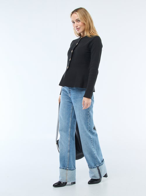 Vest met knopen met sterren - Kiabi