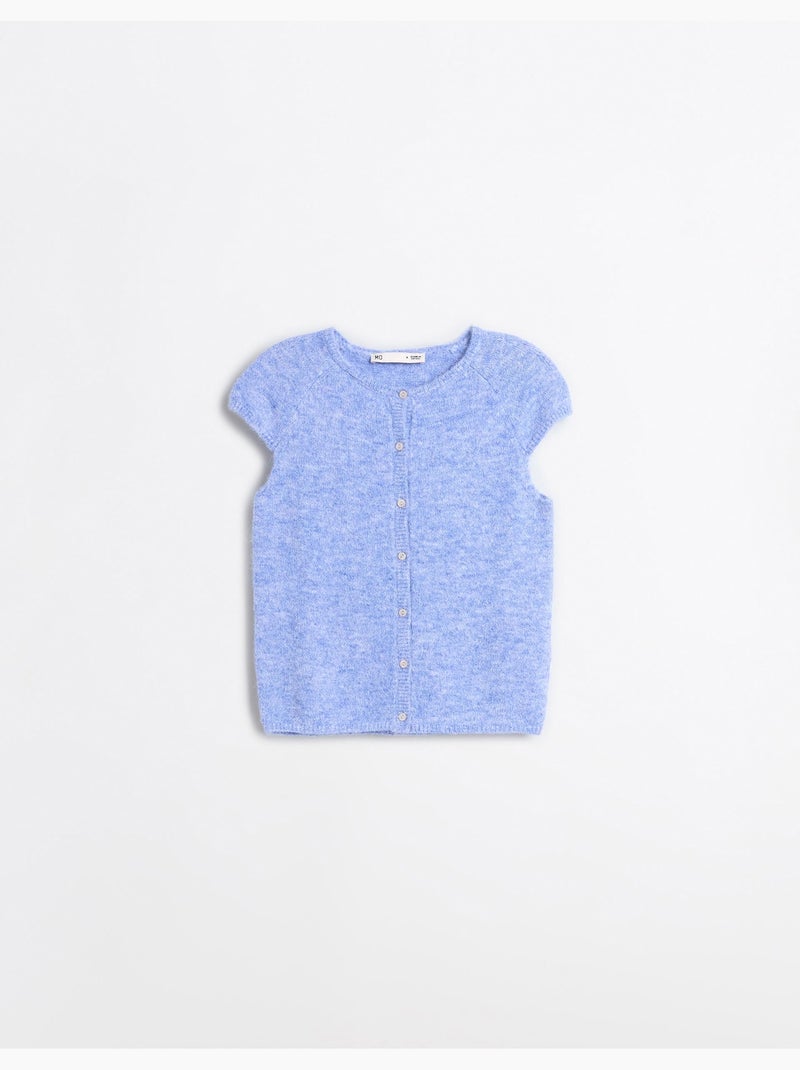 Vest met knopen, mo fashion Blauw - Kiabi