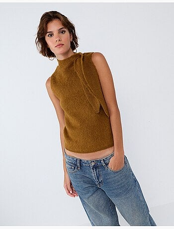 Vest met kraag, mo fashion