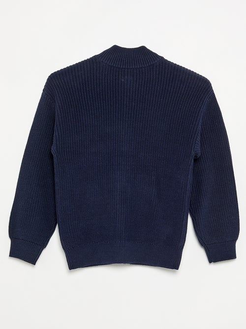 Vest met opstaande kraag en rits - Kiabi