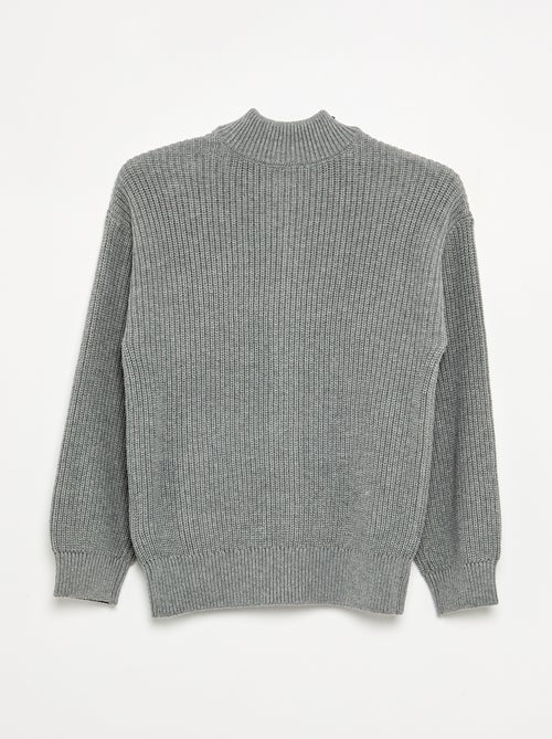 Vest met opstaande kraag en rits - Kiabi Vest met opstaande kraag en rits - Kiabi