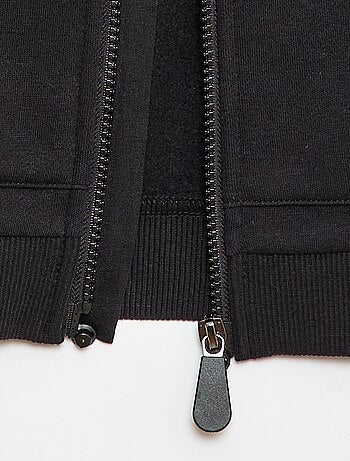 Vest met rits en capuchon met magneetsluiting - Makkelijk aan te trekken-collectie