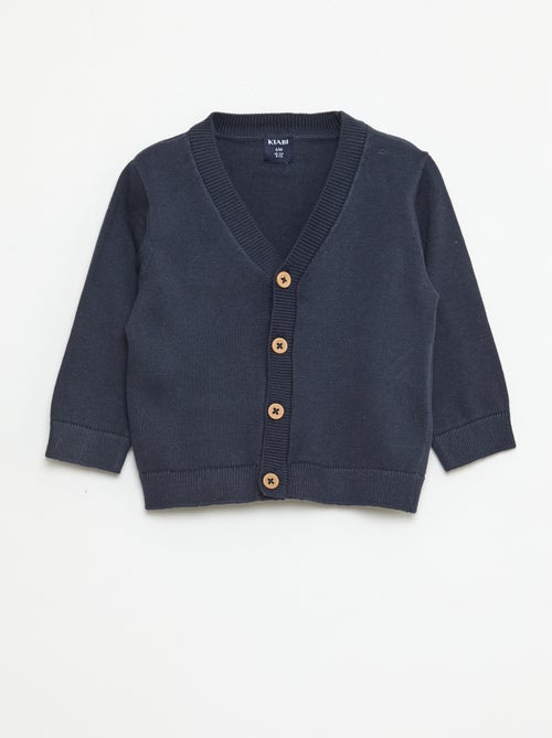 Vest van dun tricot met V-hals - Kiabi