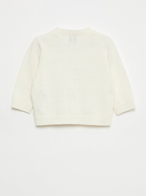 Vest van dun tricot met V-hals - Kiabi