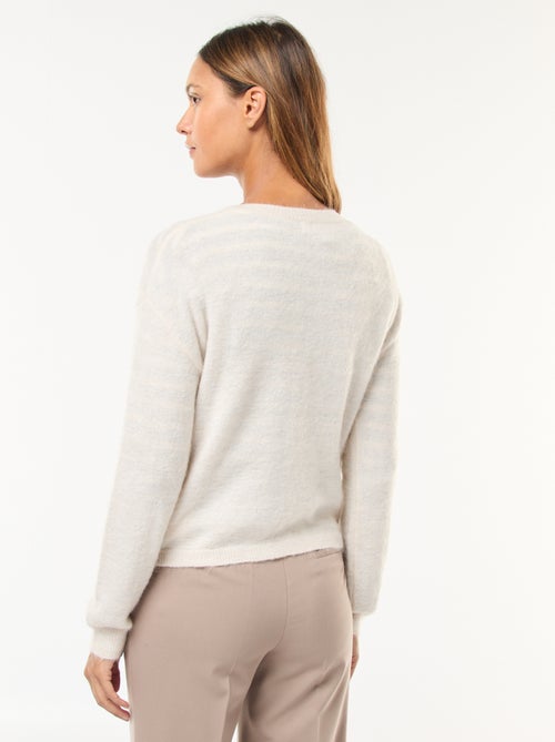 Vest van mohair- en wolmix - Kiabi