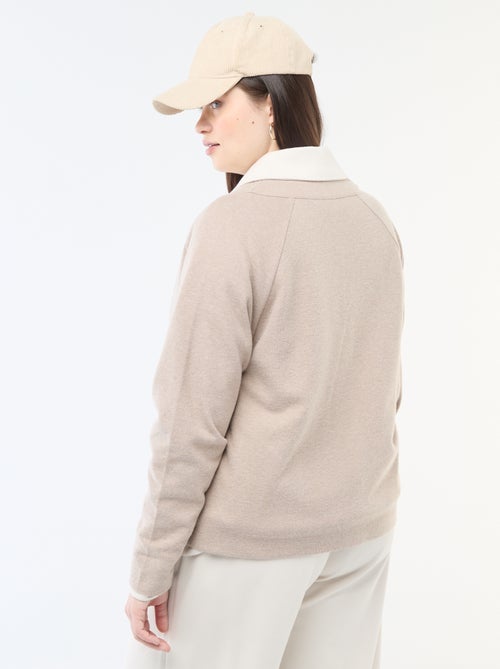 Vest van zachte tricot - Kiabi