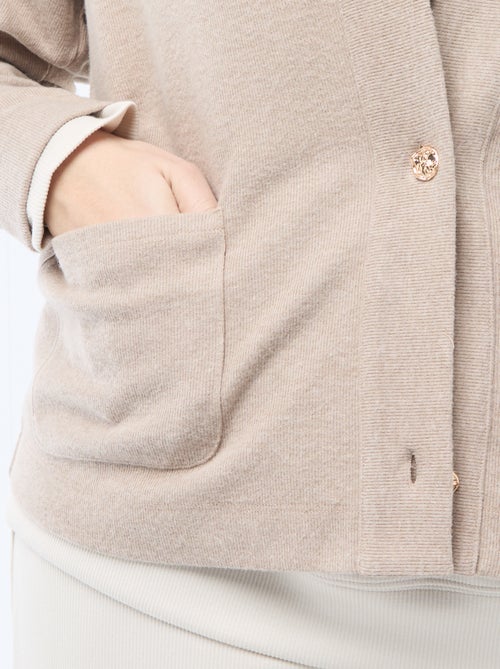 Vest van zachte tricot - Kiabi