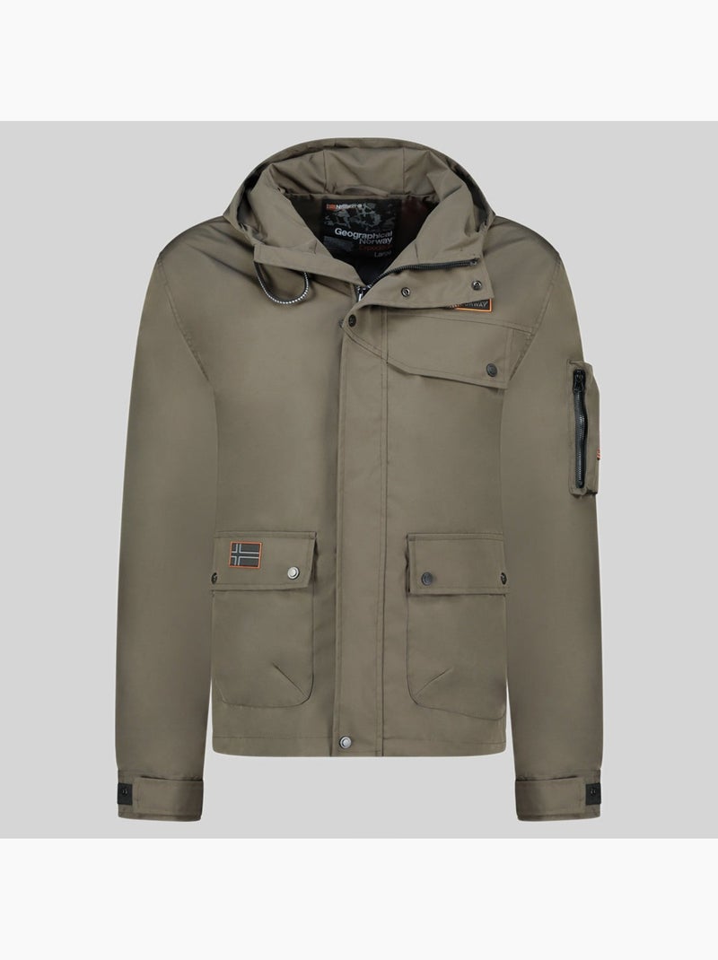 Veste à capuche bakirou – geographical norway Kaki - Kiabi