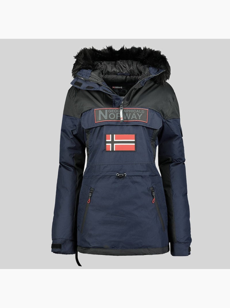 Veste à capuche bruna – geographical norway Bleu marine - Kiabi