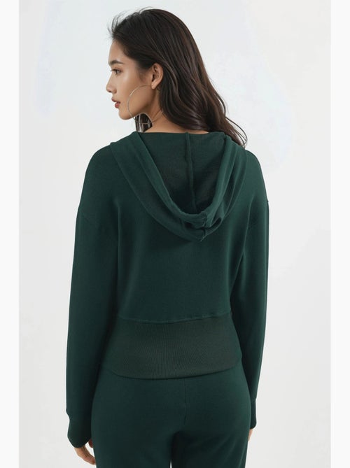 Veste à capuche et manches longues busem - Kiabi Veste à capuche et manches longues busem - Kiabi
