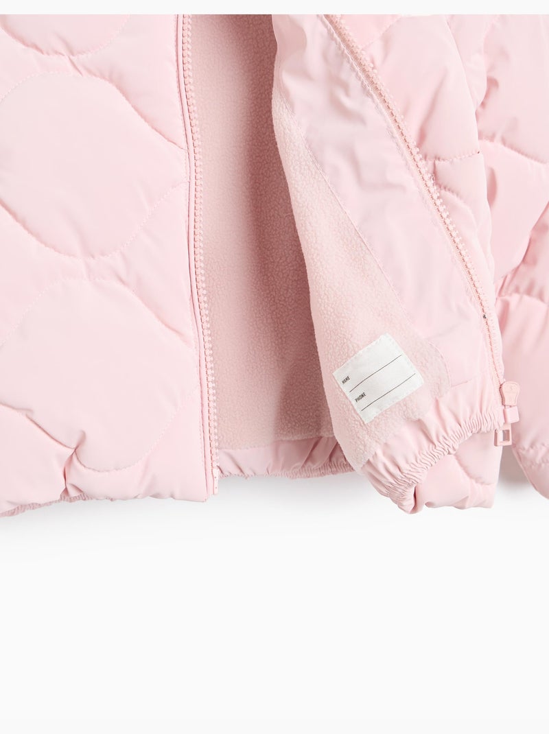 Veste à capuche matelassée, mo fashion Rose - Kiabi