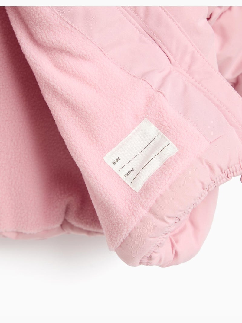 Veste à capuche matelassée, mo fashion Rose - Kiabi