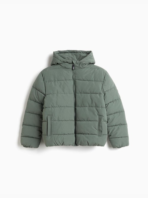 Veste à capuche matelassée, mo fashion - Kiabi Veste à capuche matelassée, mo fashion - Kiabi
