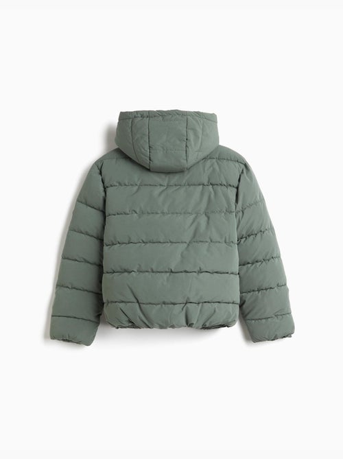 Veste à capuche matelassée, mo fashion - Kiabi Veste à capuche matelassée, mo fashion - Kiabi