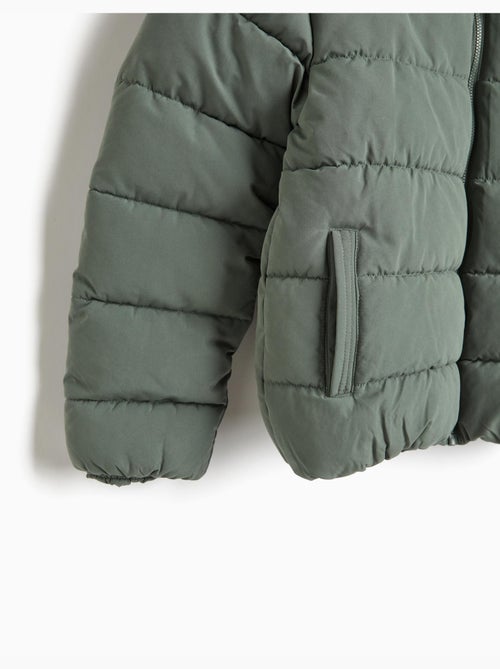 Veste à capuche matelassée, mo fashion - Kiabi Veste à capuche matelassée, mo fashion - Kiabi
