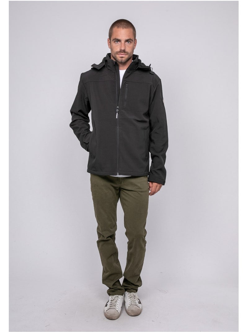 Veste à capuche WALUSKA Noir - Kiabi