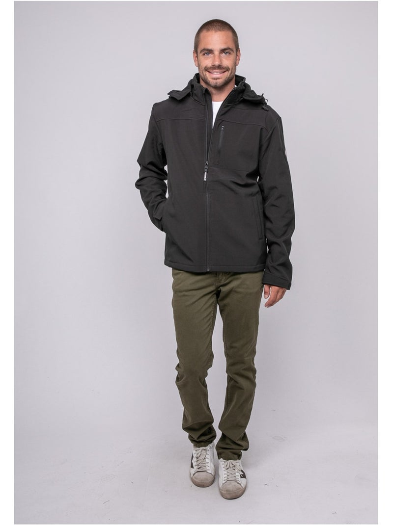 Veste à capuche WALUSKA Noir - Kiabi