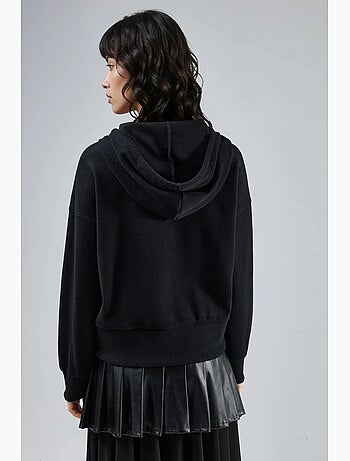 Veste à capuche zippée avec poches busem