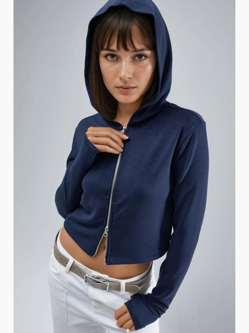 Veste à capuche zippée et coupe classique busem - Kiabi Veste à capuche zippée et coupe classique busem - Kiabi
