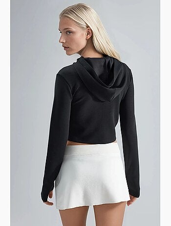 Veste à capuche zippée et coupe classique busem