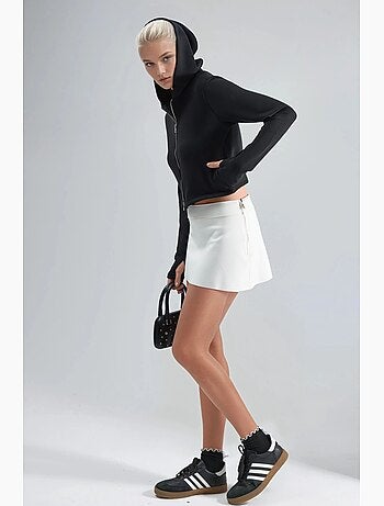 Veste à capuche zippée et coupe classique busem